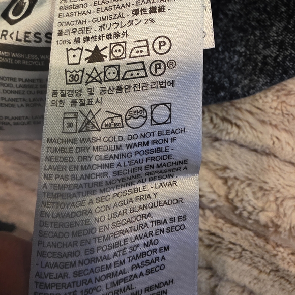 Y2K Levi’s 510 Skinny Jeans Men’s 40x30 Acid Wash Denim Red Tab - Picture 7 of 9